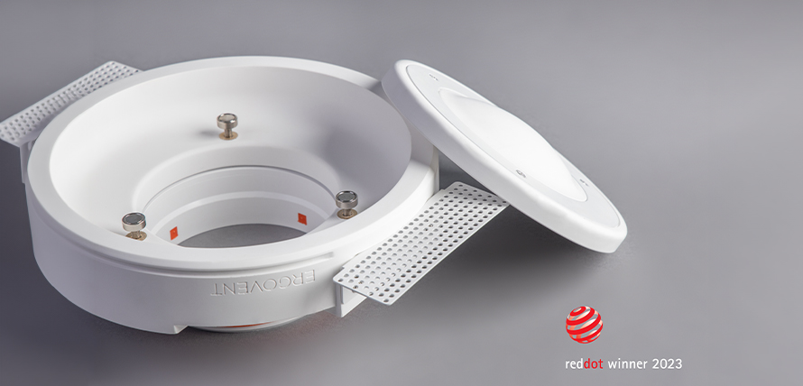 Prestiżowa nagroda Red Dot Award za design dla ERGOVENT RONDO
