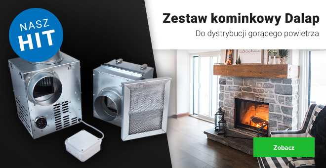 Zestaw turbina kominkowa z filtrem