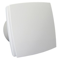 Wentylator łazienkowy z panelem przednim i timerem na 12V, do pomieszczeń wilgotnych Ø 100 mm