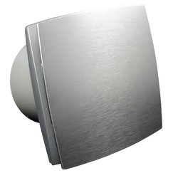 Wentylator łazienkowy z aluminiowym panelem bez dodatkowych funkcji Ø 125 mm, wydajniejszy silnik