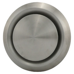 Anemostat wyciągowy metalowy nierdzewny Ø 100 mm